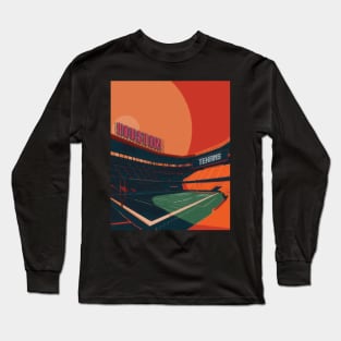 Houston Texans Retro Stadium - Abeno Comics #17 Long Sleeve T-Shirt